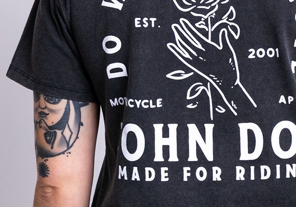 JOHN DOE T-shirt ROSE FADE OUT