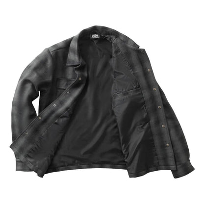 Camicia WCC A QUADRI CON FODERA IN LANA - GRIGIO/NERO