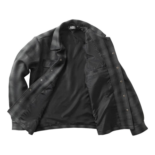 WCC Checked Shirt with Wool Lining - Grey/Black