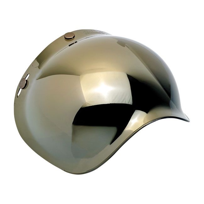 BILTWELL Mirrored Bubble Visor