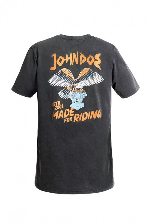 JOHN DOE T-shirt EAGLE FADE OUT BLACK