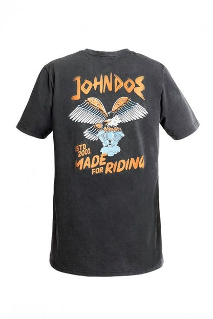 JOHN DOE T-shirt EAGLE FADE OUT BLACK