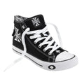 West Coast Choppers Warrior Hi-Tops – Scarpe in tela nera