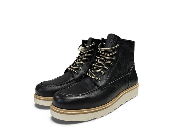 Stivali in pelle rigida WCC – Tumble Black