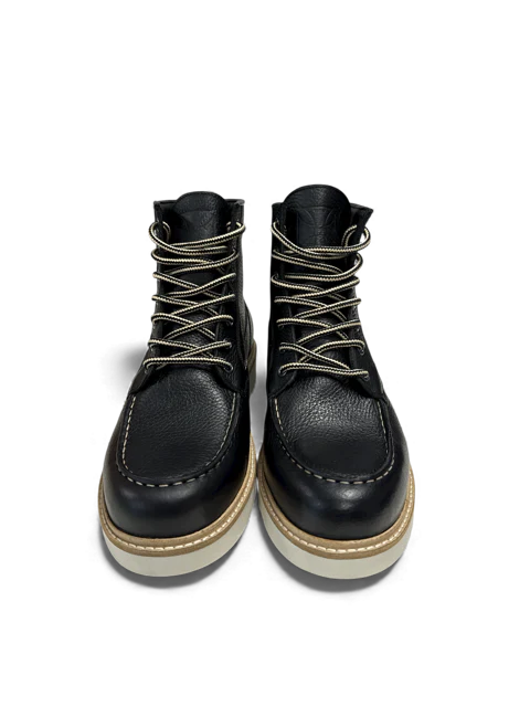 Stivali in pelle rigida WCC – Tumble Black