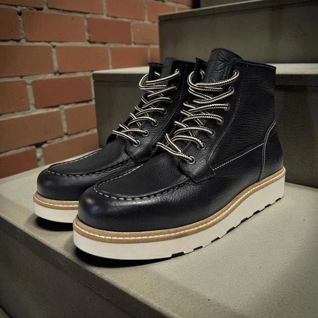 Stivali in pelle rigida WCC – Tumble Black