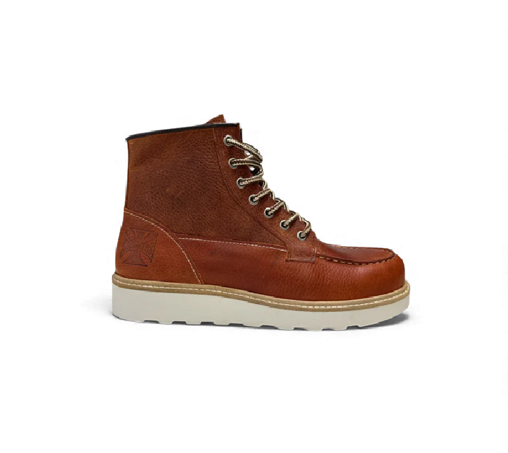 Stivali in pelle rigida WCC – Marrone tumble
