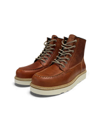 Stivali in pelle rigida WCC – Marrone tumble