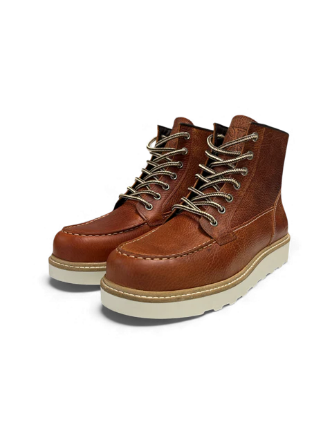 Stivali in pelle rigida WCC – Marrone tumble