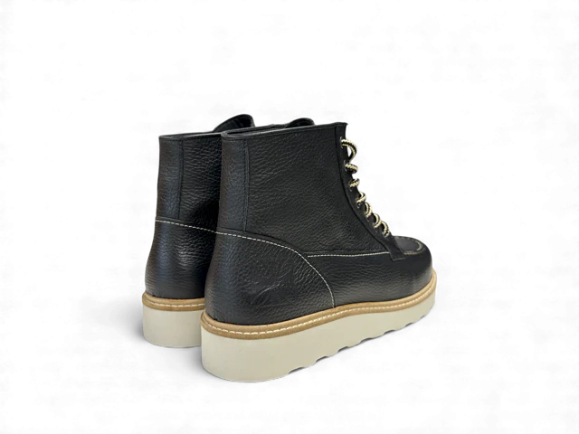 Stivali in pelle rigida WCC – Tumble Black